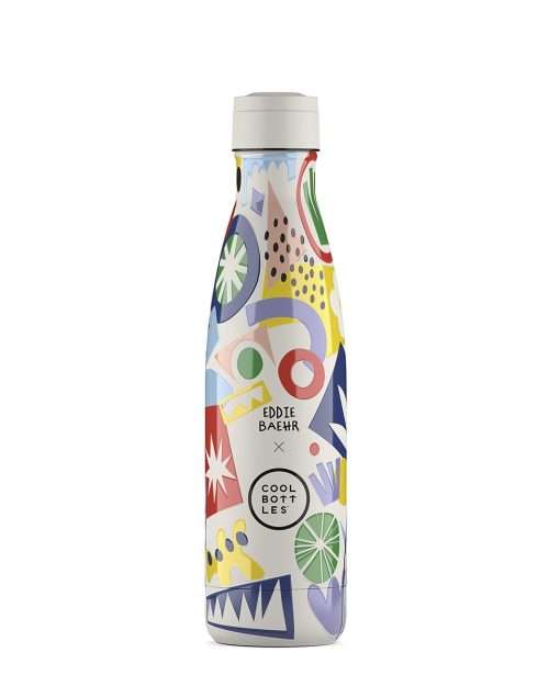 Garrafa térmica em aço inoxidável 18/8 com Tecnologia Triple Cool™, conserva as bebidas frias até 36 horas e quentes até 18 horas. 500ml.