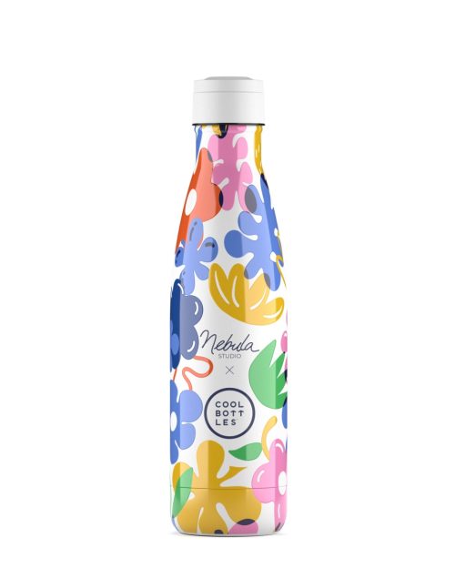 Garrafa térmica em aço inoxidável 18/8 com Tecnologia Triple Cool™, conserva as bebidas frias até 36 horas e quentes até 18 horas. 500ml.