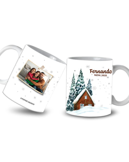 Caneca personalizada Natal 300 ml.