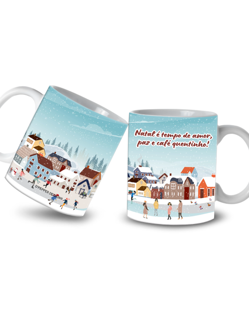 Caneca personalizada Natal 300 ml.