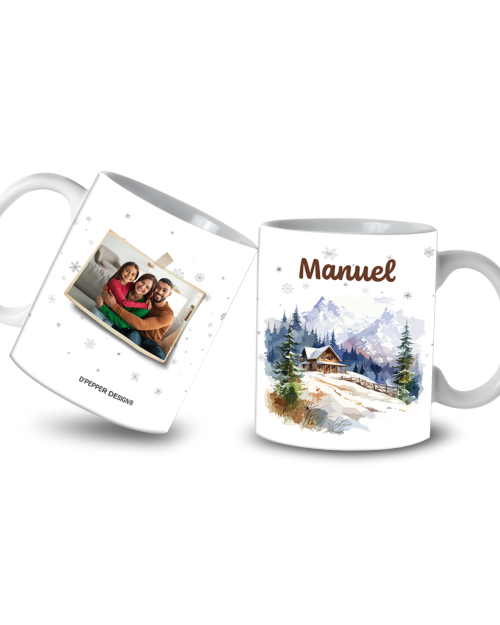 Caneca personalizada Natal 300 ml.