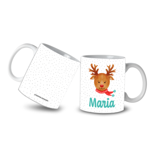 Caneca personalizada Natal 300 ml.