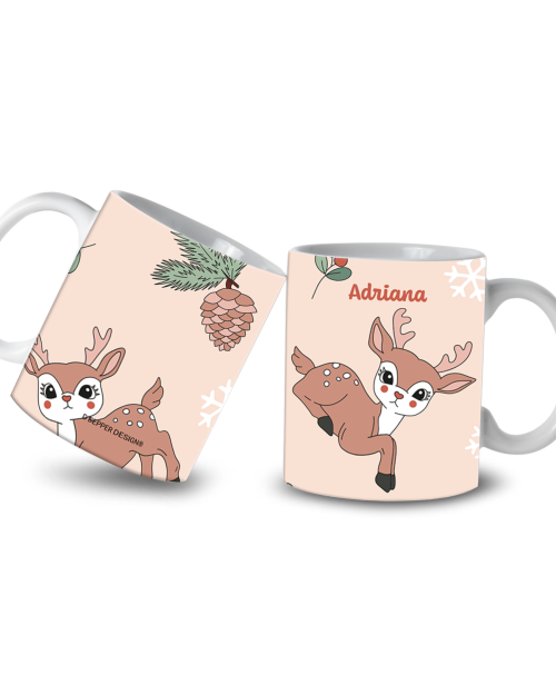 Caneca personalizada Natal 300 ml.
