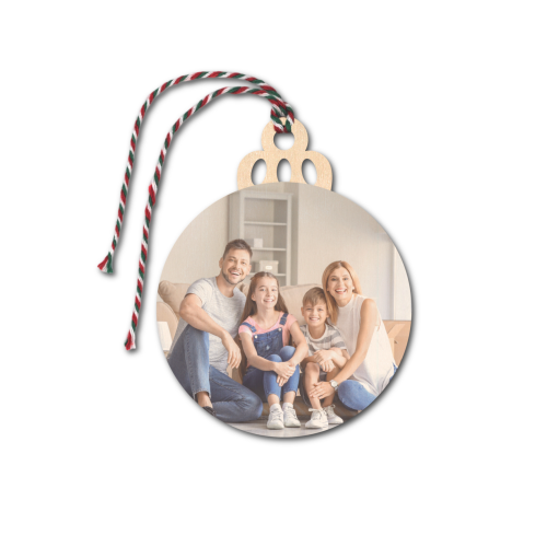 ENFEITE DE NATAL COM FOTOGRAFIA