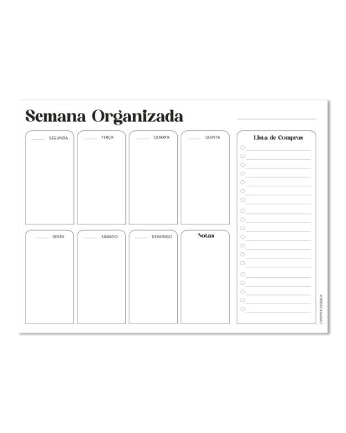 PLANNER MAGNÉTICO MENSAL 31×22 cm ou 30×40 cm, modelos semanais ou mensais usado com marcadores apagáveis.