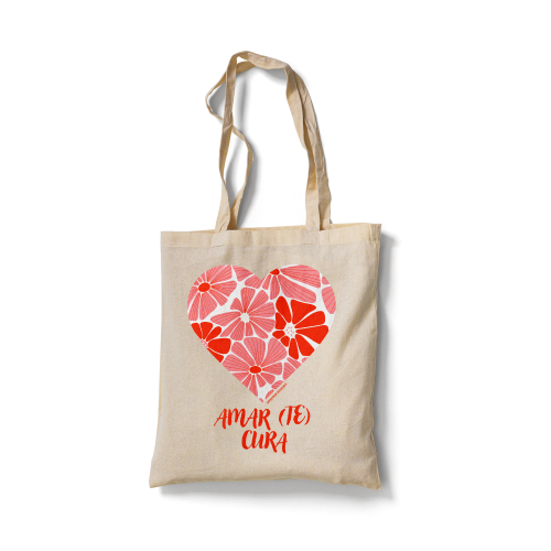 Saco de pano personalizado em tecido 100% algodão lavável.