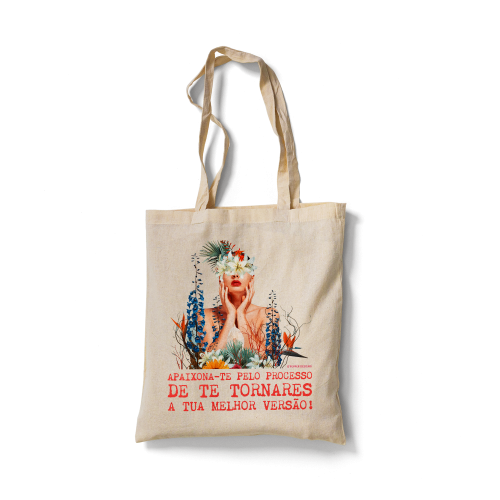 Saco de pano personalizado em tecido 100% algodão lavável.