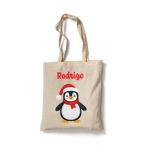 Saco de pano personalizado em tecido 100% algodão lavável.