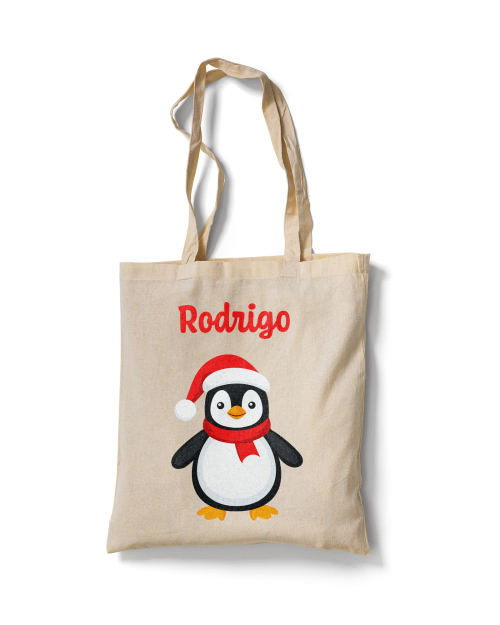 Saco de pano personalizado em tecido 100% algodão lavável.