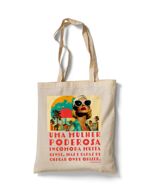 Saco de pano personalizado em tecido 100% algodão lavável.