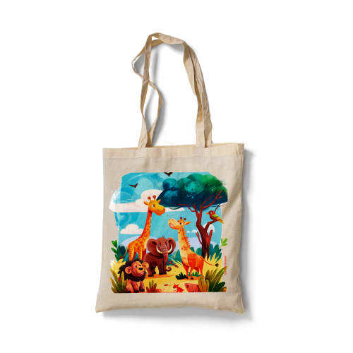 Saco de pano personalizado em tecido 100% algodão lavável.