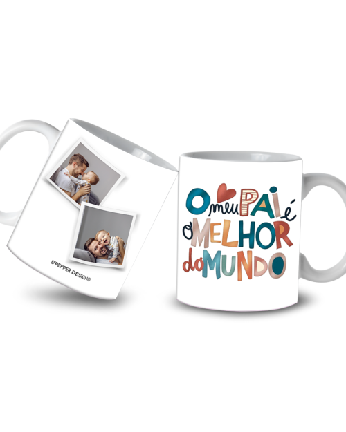 Caneca Personalizada Dia do Pai 300ml.