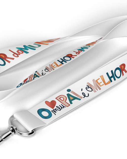 Lanyard personalizado Dia do Pai.