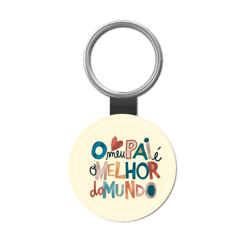 Porta-chaves personalizado Dia do Pai.