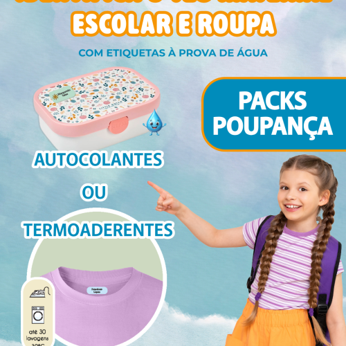 ETIQUETAS - PACKS POUPANÇA