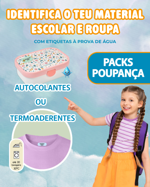ETIQUETAS - PACKS POUPANÇA